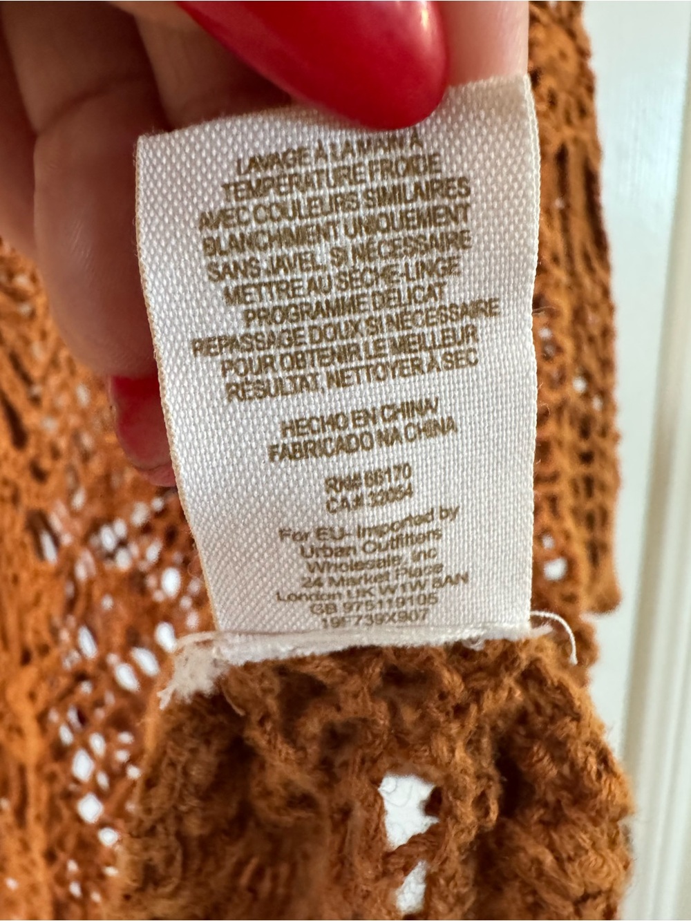 Free People New Romantics “diamond in the rough Crochet Floral Top - Brown - Picture 4 of 6